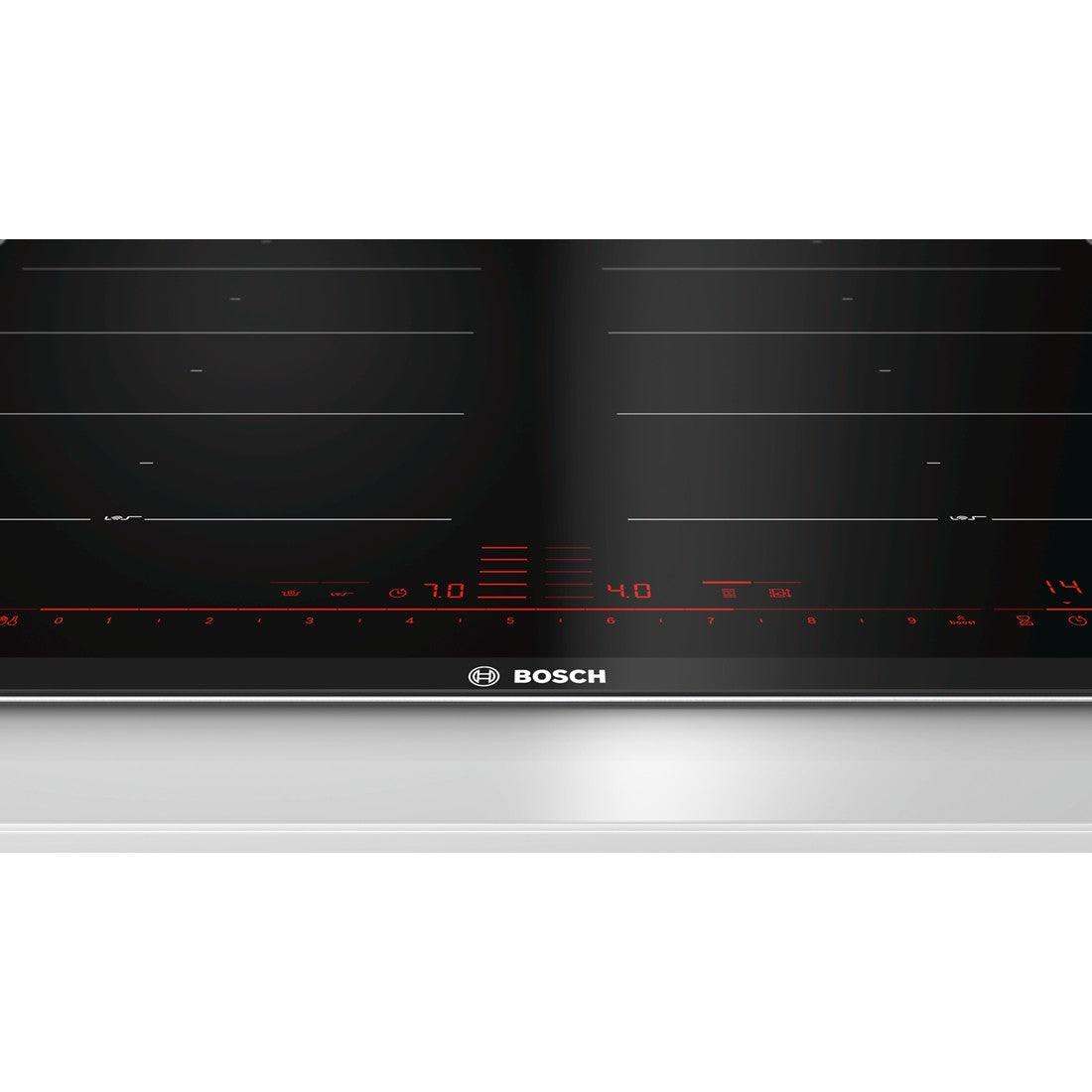 Bosch Bosch PXX675DC1E plaque Noir, Acier inoxydable Intégré Plaque avec zone à induction 4 zone(s)