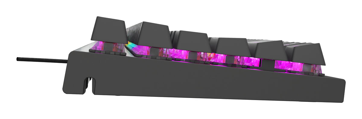Clavier Gaming Thor 303 Mécanique USB QWERTZ Allemand, Rétroéclairage RGB, Noir