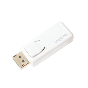 LogiLink CV0100 changeur de genre de câble DisplayPort HDMI Blanc