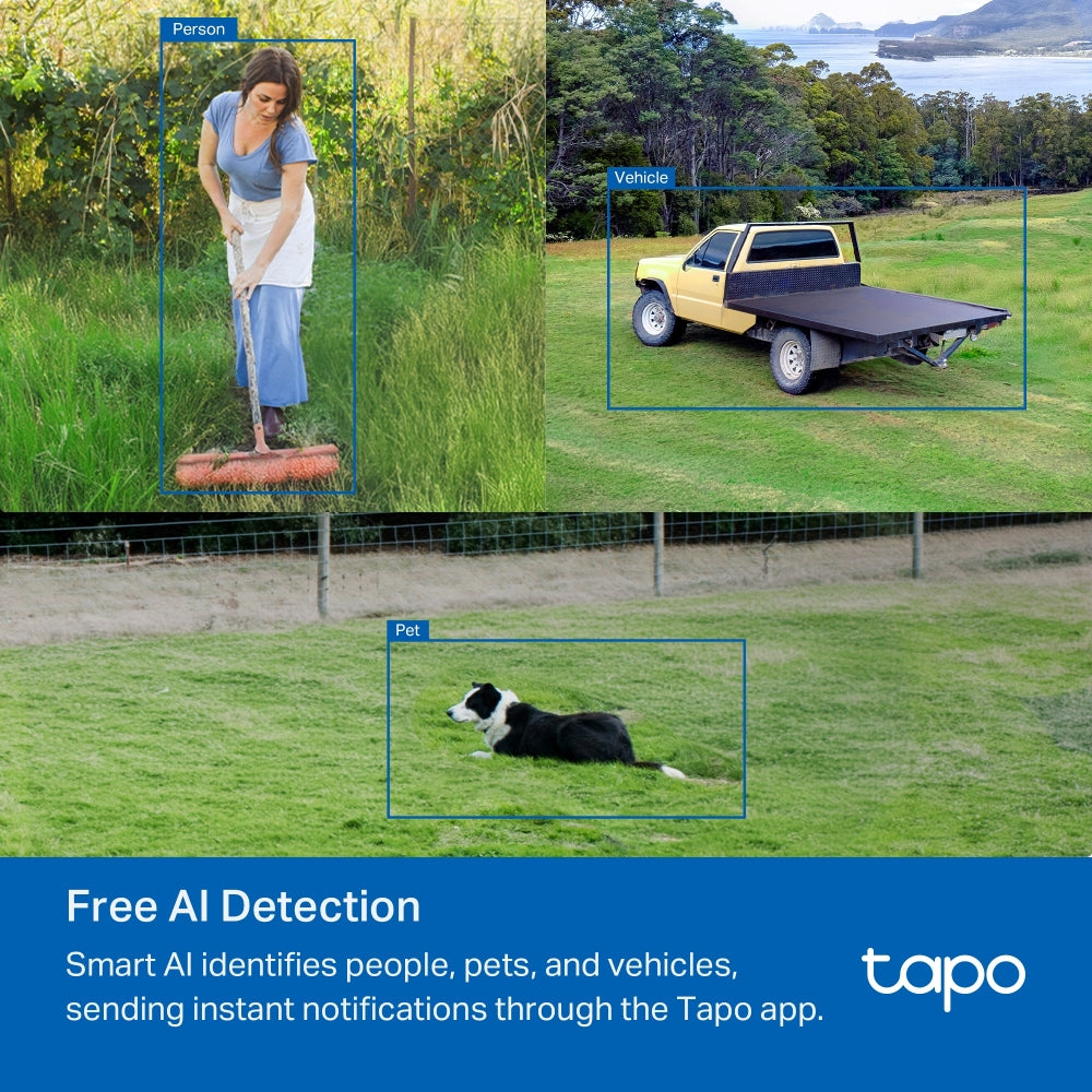 TP-Link TAPO C501GW caméra de sécurité Tourelle Caméra de sécurité IP Extérieure 1920 x 1080 pixels Mur