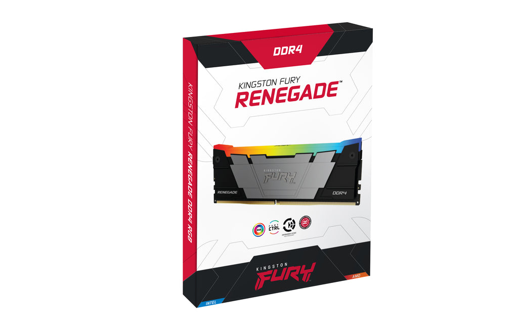 Kingston Technology FURY 32 Go 3600 MT/s DDR4 CL16 DIMM (Kits de 2) 1Gx8 Renegade RGB