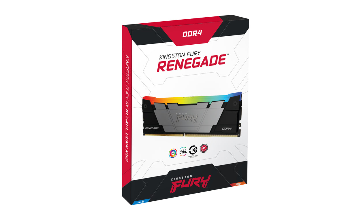 Kingston Technology FURY 16 Go 4000 MT/s DDR4 CL19 DIMM (Kits de 2) Renegade RGB