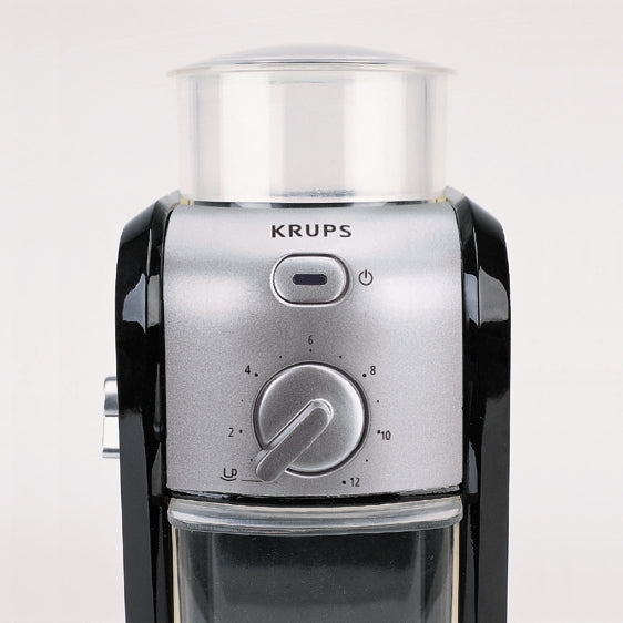 Krups G VX2 42 Moulin à Café 100 W, Noir et Chrome
