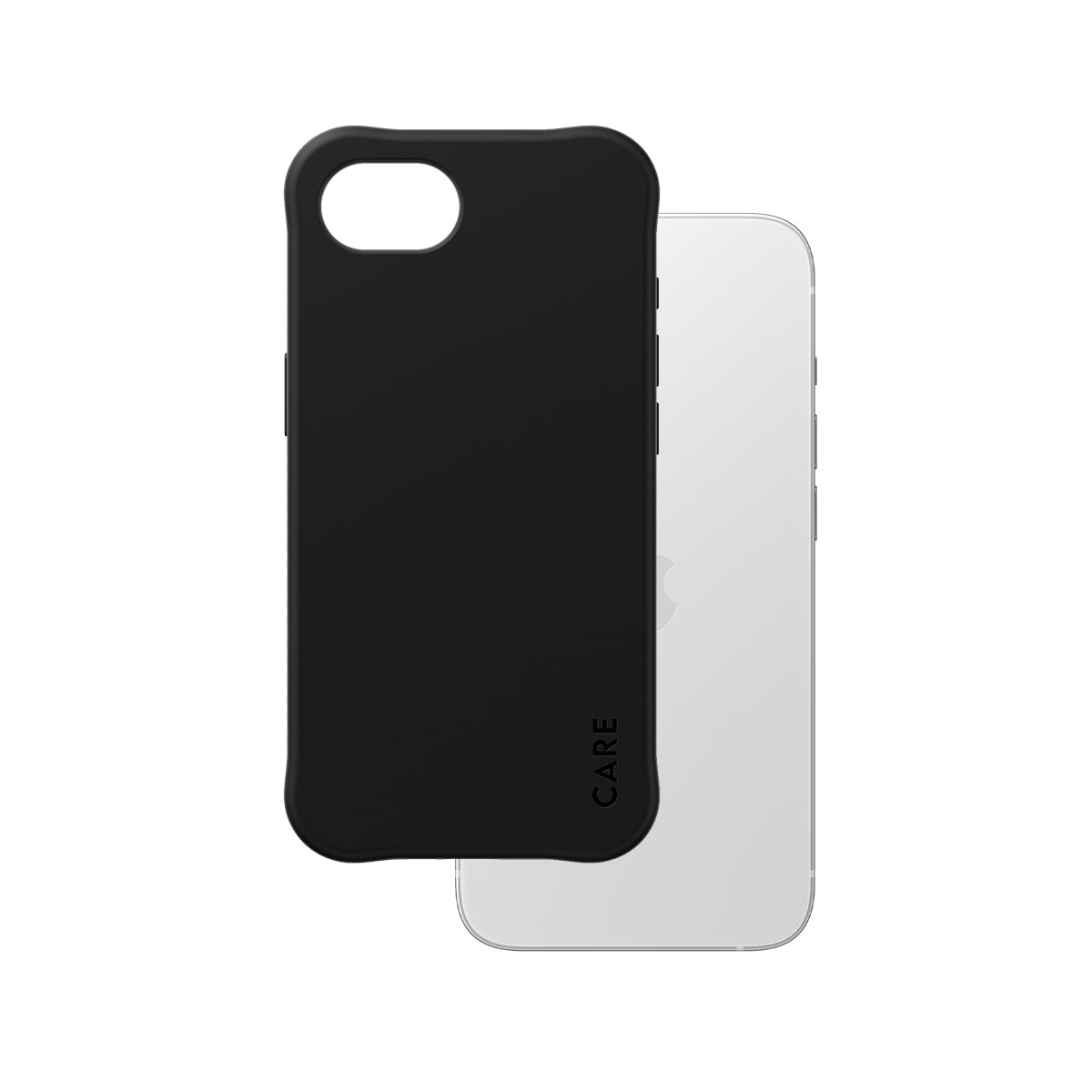 PanzerGlass CARE™ by ® Samba Case Black w. Qi Compatible iPhone 17e | 16e coque de protection pour téléphones portables Housse Noir