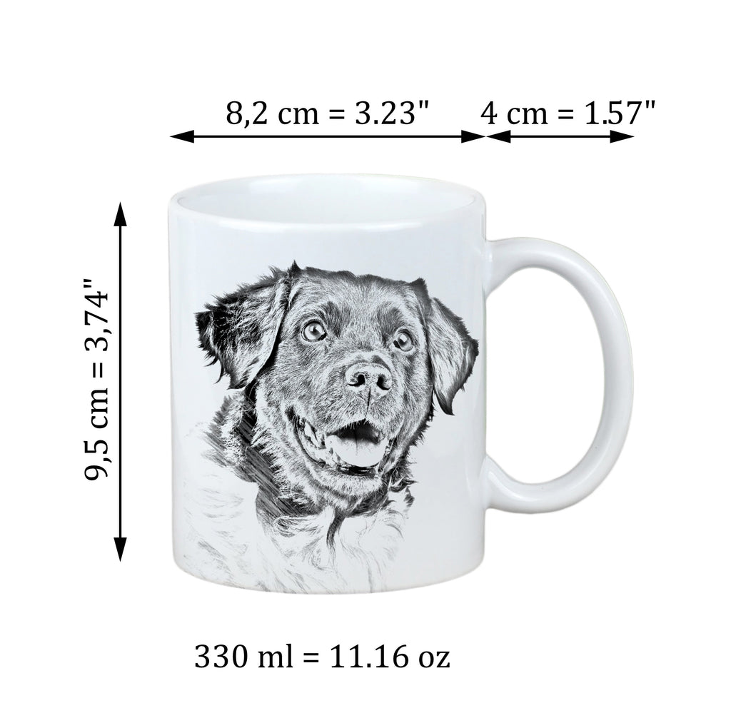 Stabyhoun, Stabijhoun, Fryske Stabij - cup with a dog, cup with a photo, personalized gift from the Art-Dog brand