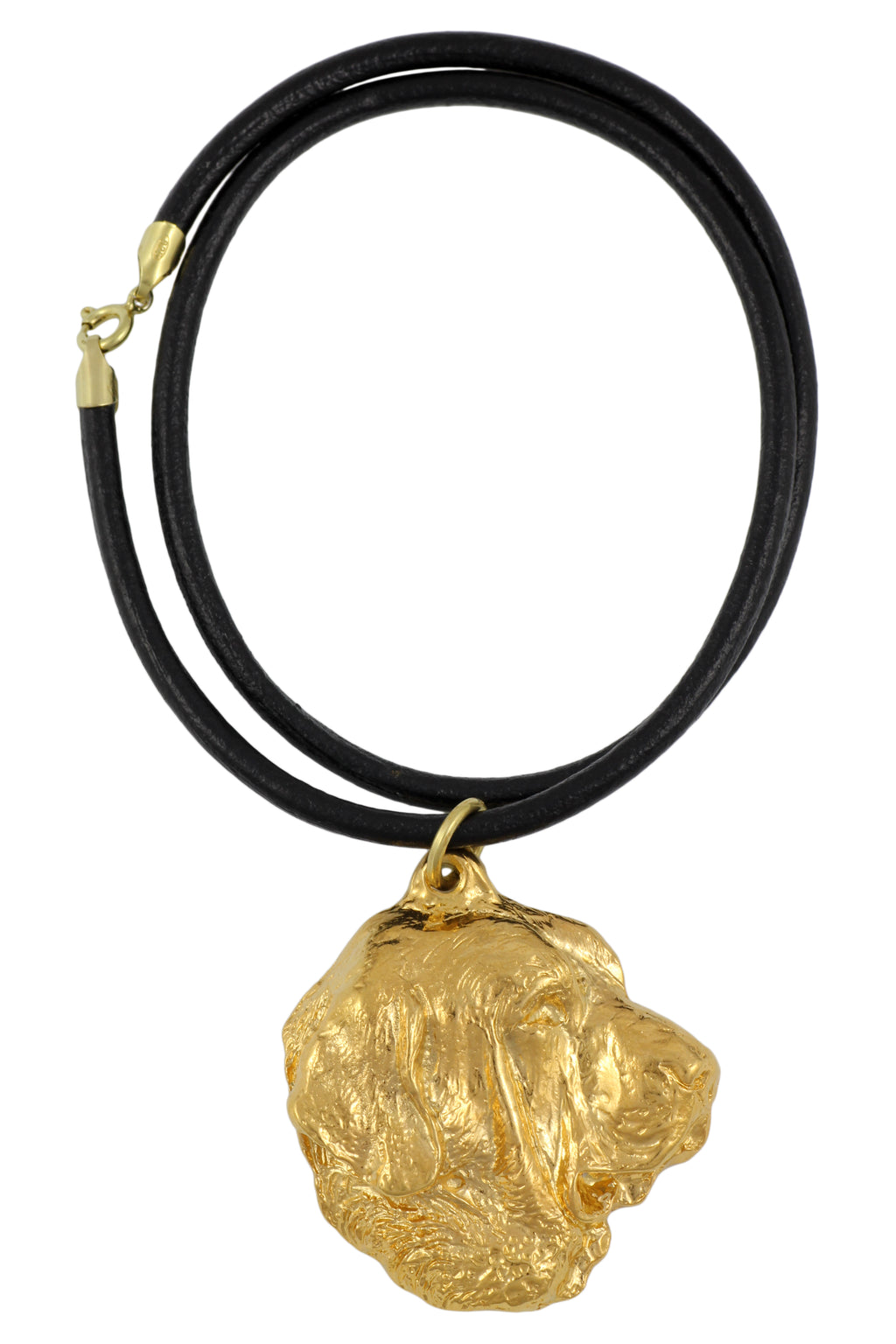 Spanish Mastiff, Mastín Español - keychain and necklace with a dog in a box, high-quality gold-plated product, Art-Dog brand
