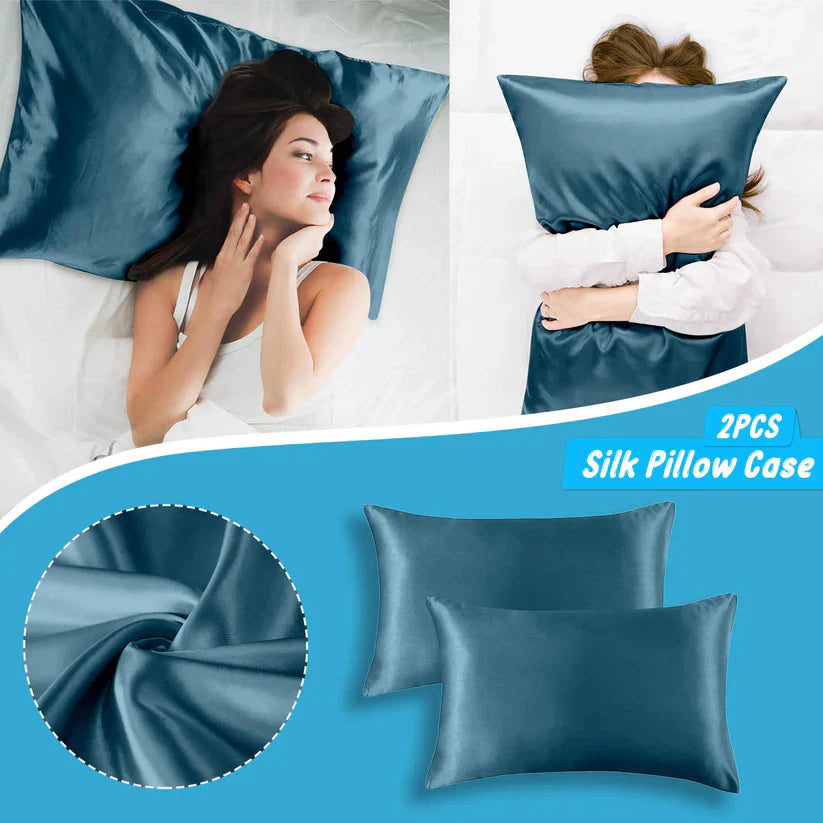 100% Natural Mulberry Silk Pillow Case Protects Hair and Skin-4