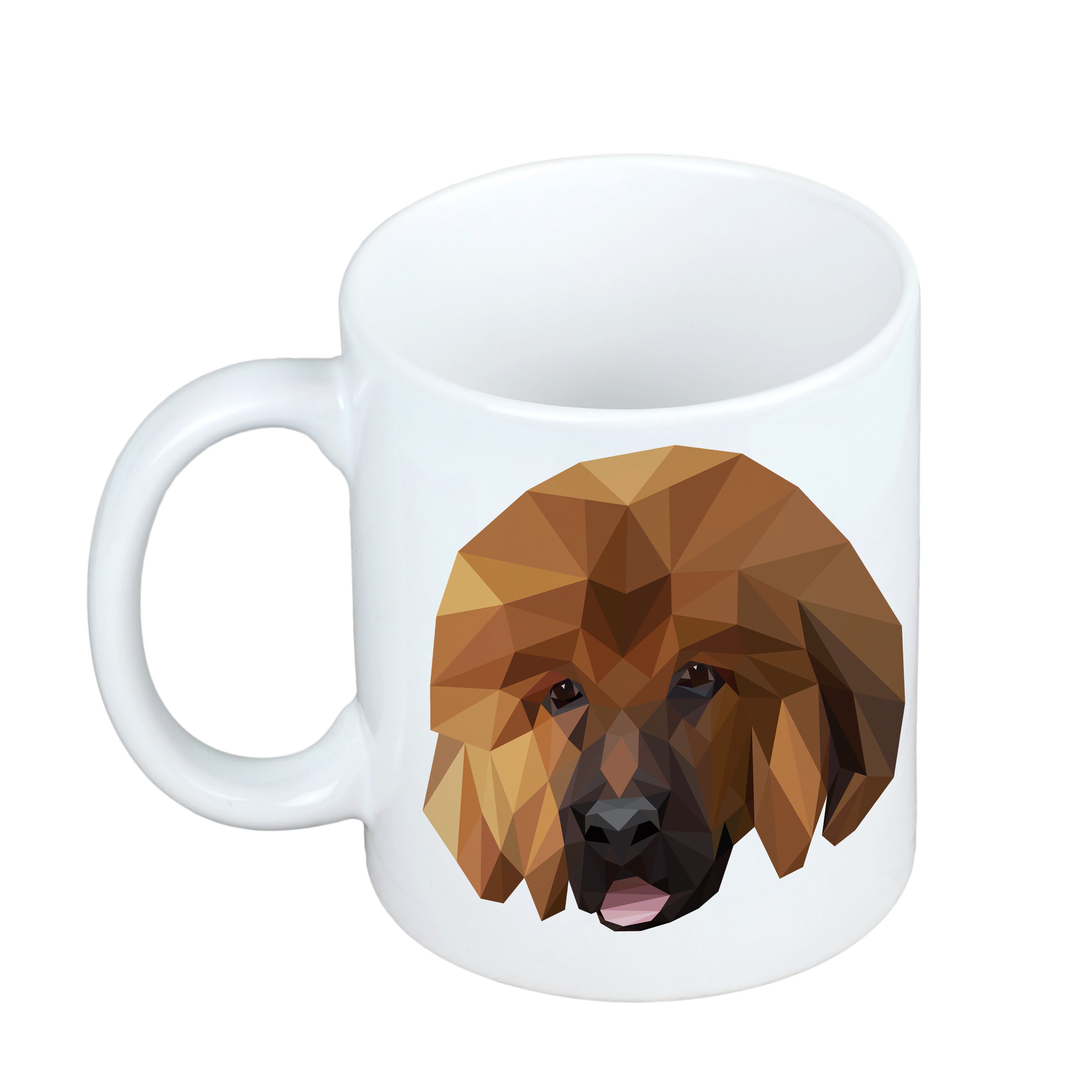 Tibetan Mastiff, Do khyi - cup with a geometric dog image and the inscription Art-Dog