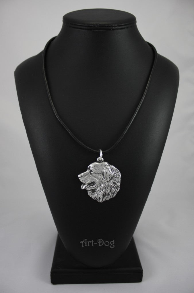 Bernese Mountain Dog, Berner Sennenhund I - Necklace with dog, silver-plated pendant for dog fan, unique jewelry by Art-Dog brand