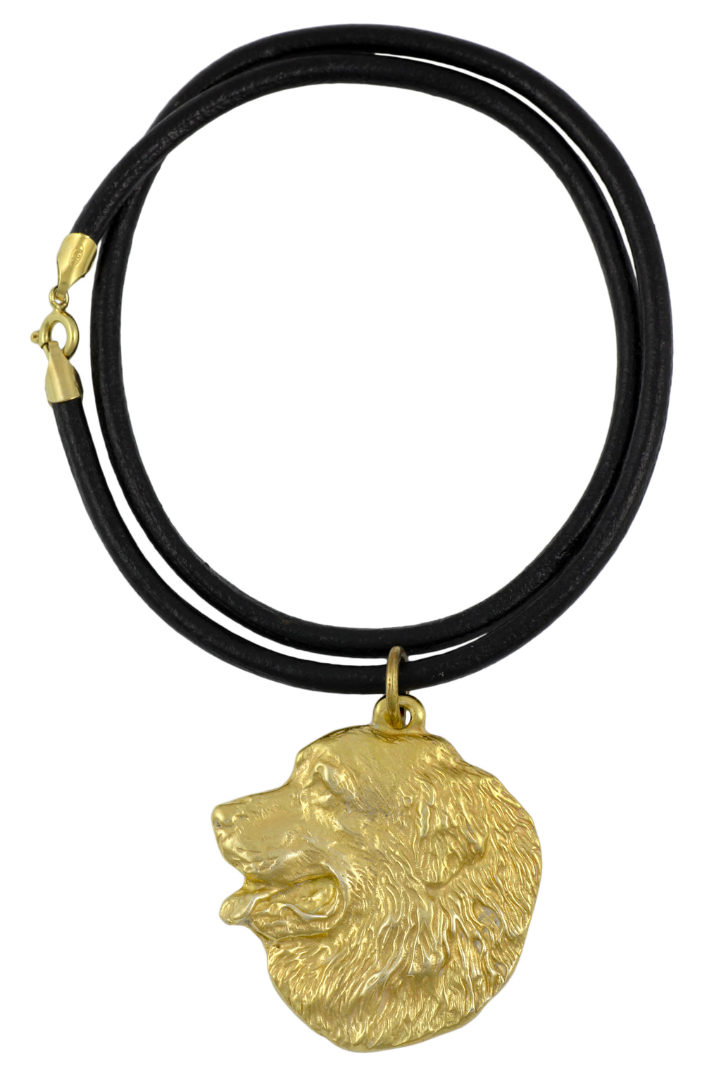 Bernese Mountain Dog, Berner Sennenhund I - Dog necklace in gift box, gold-plated pendant for dog fan, striking jewellery by Art-Dog