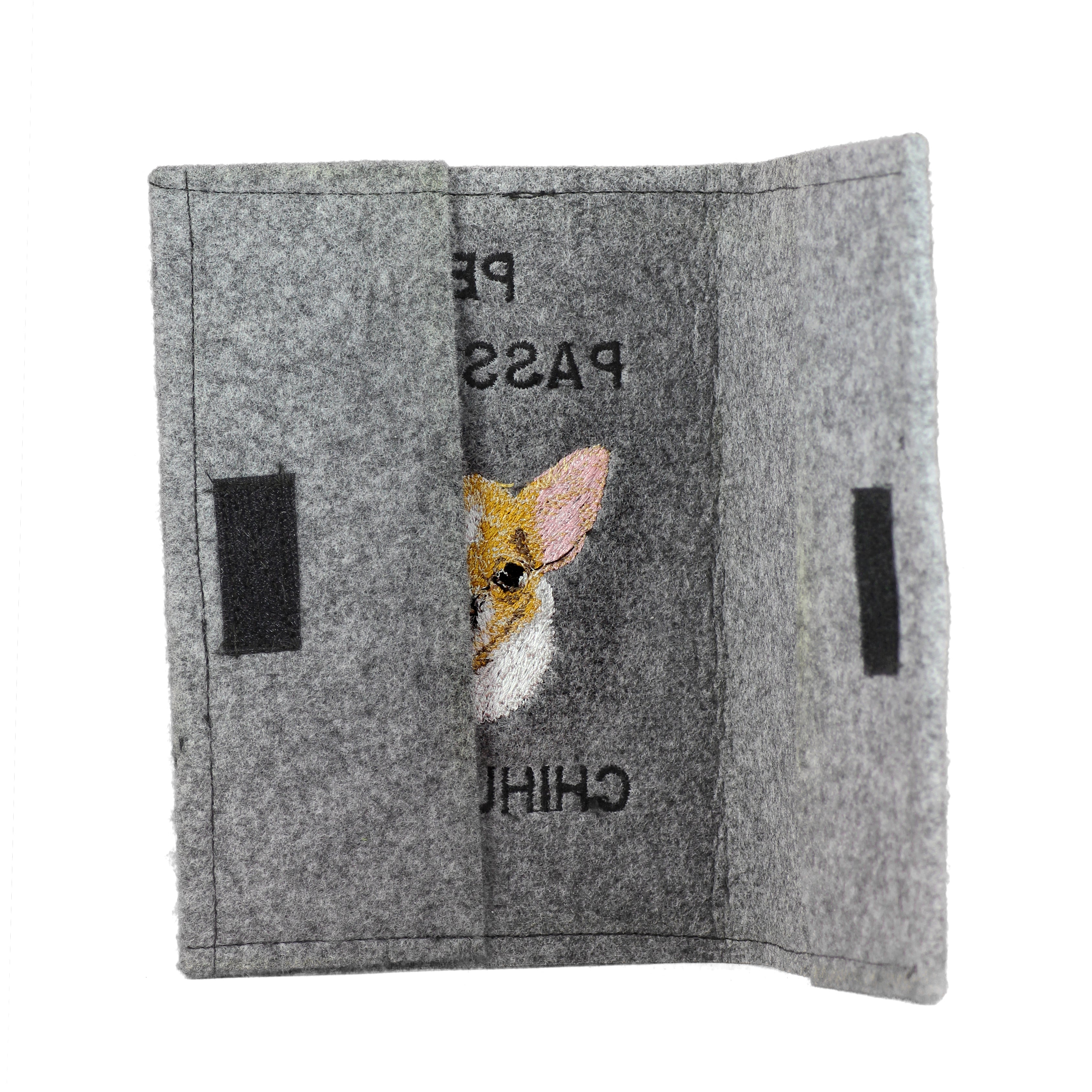 Chihuahua short-haired, Chihuahua smooth - Dog passport case, document case, gift for the traveller from the Art-Dog brand