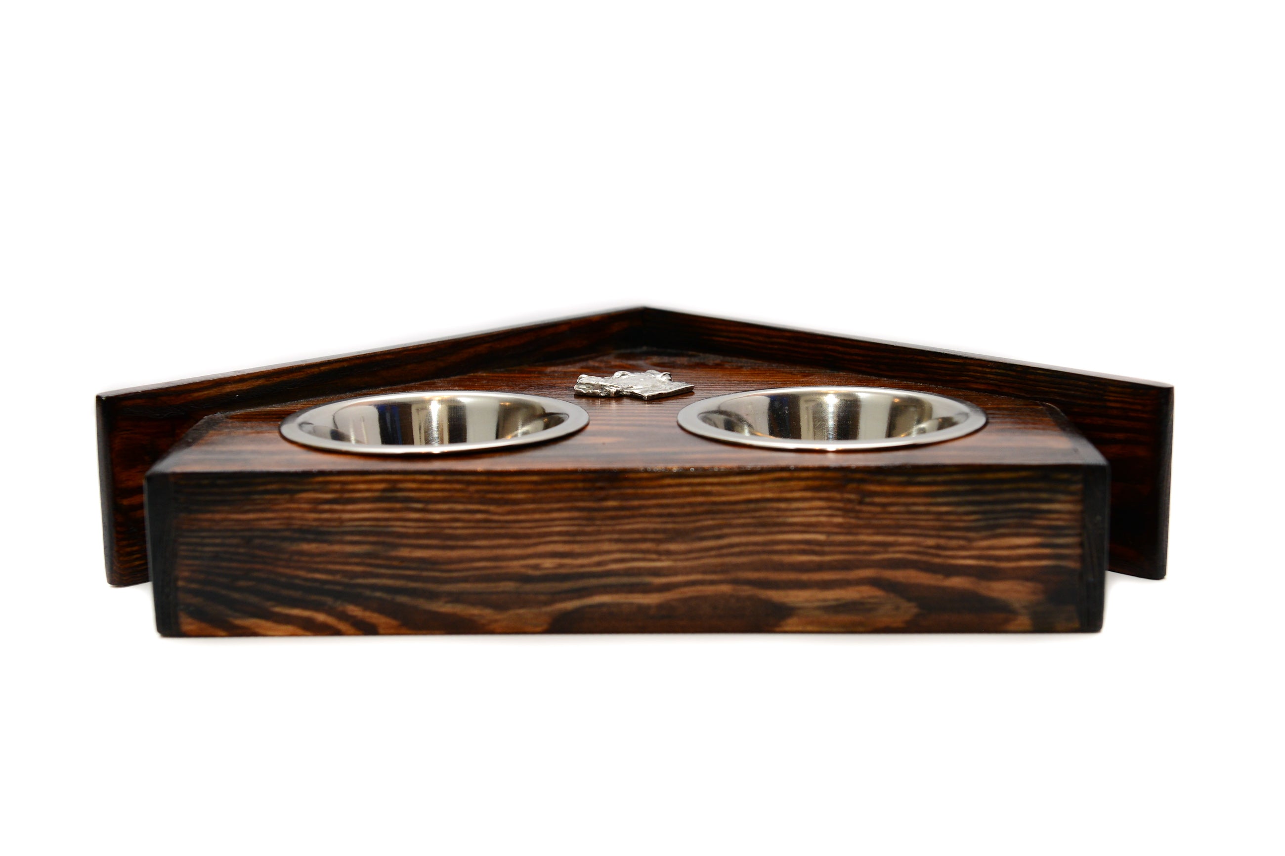 Great Dane I - wooden stand with bowls for a dog, decorative dog bowls, a gift for adopting a dog from the Art-Dog brand
