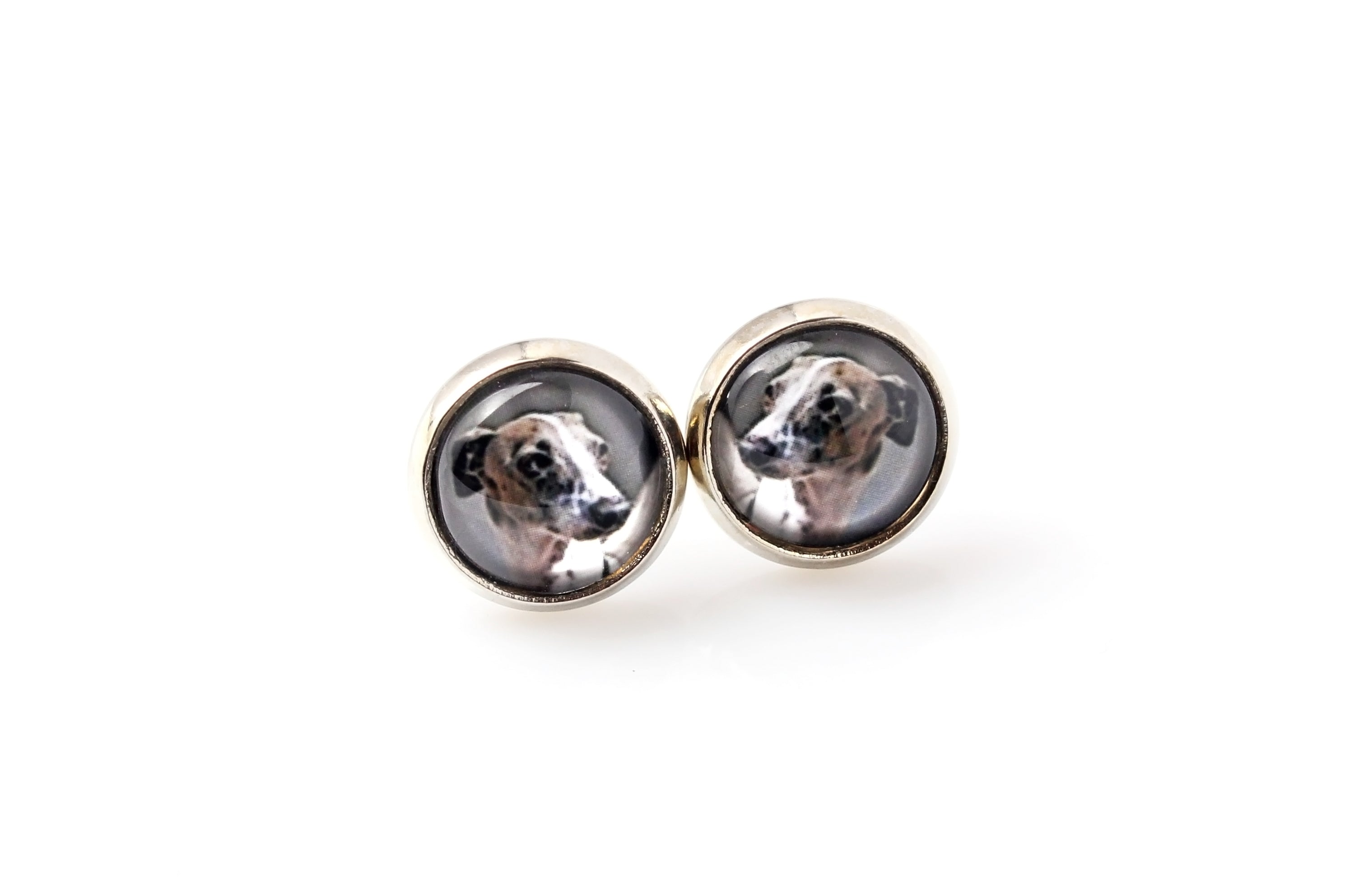 Italian Greyhound, Italian Sighthound - earrings in a box, your photo, handmade jewelry, a product of the Art-Dog brand