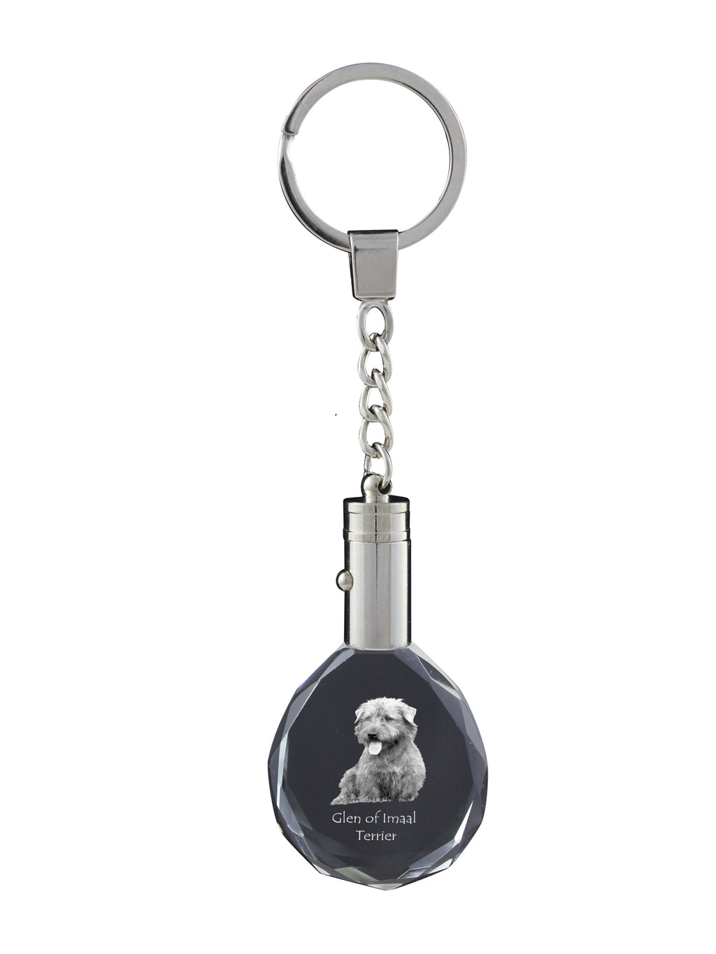Glen of Imaal Terrier, Irish Glen of Imaal Terrier - pendant with a photo of a dog, crystal key ring in a gift box, a unique gift by Art-Dog