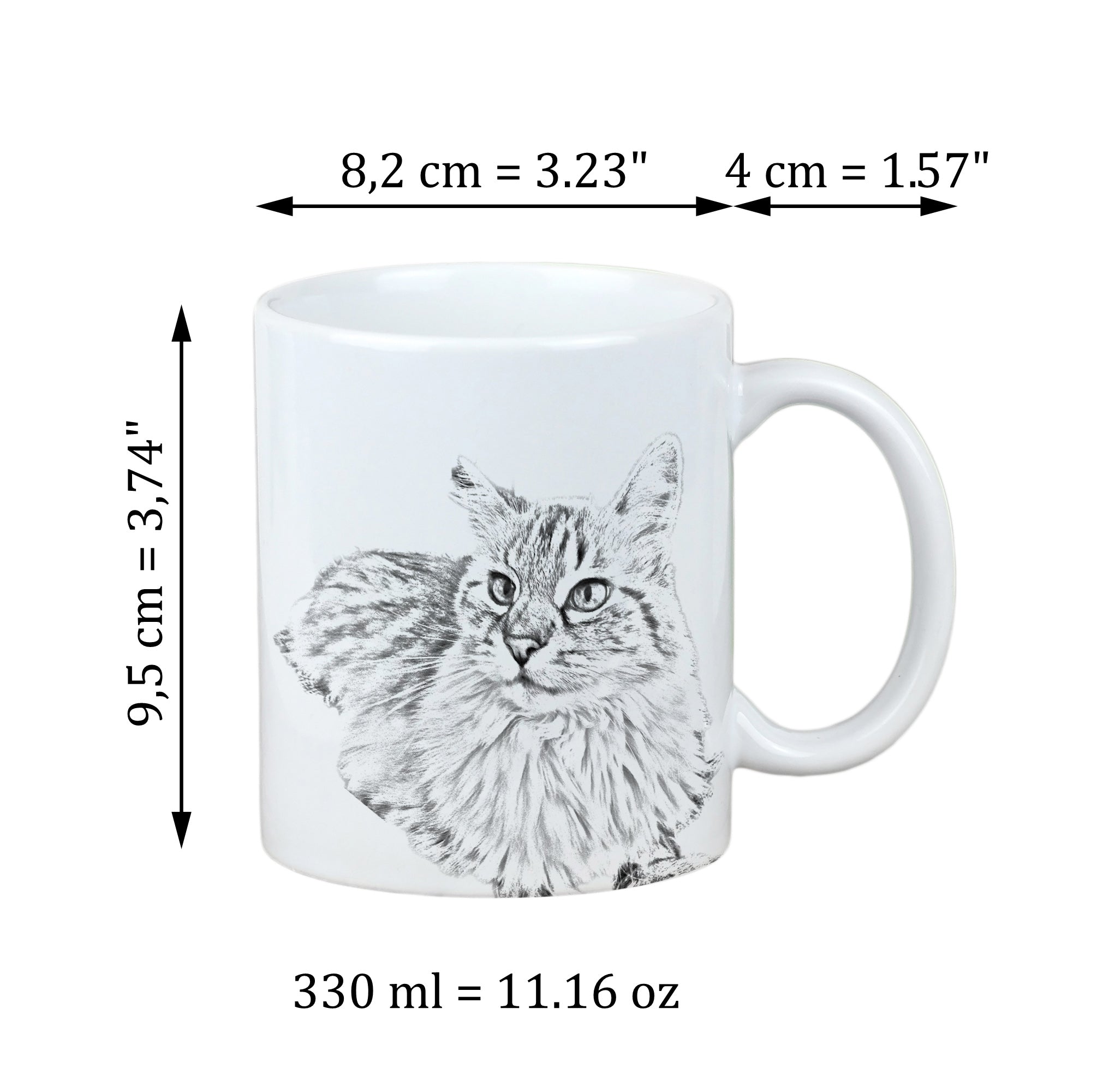 Balinese - cat mug, cheerful mug for a dog lover, personalized gift from the Art-Dog brand