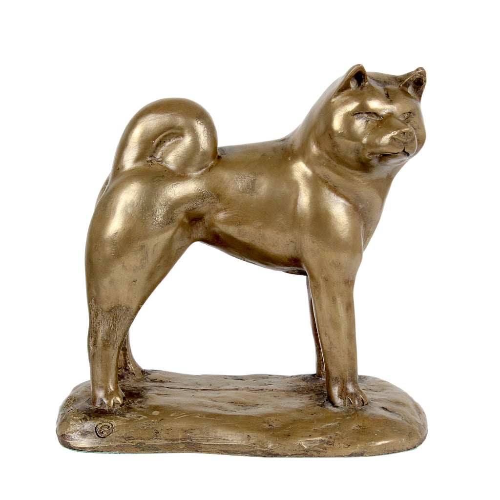 Akita, Akita Inu - dog statue, figurine for office, trophy for dog show by Art-Dog brand