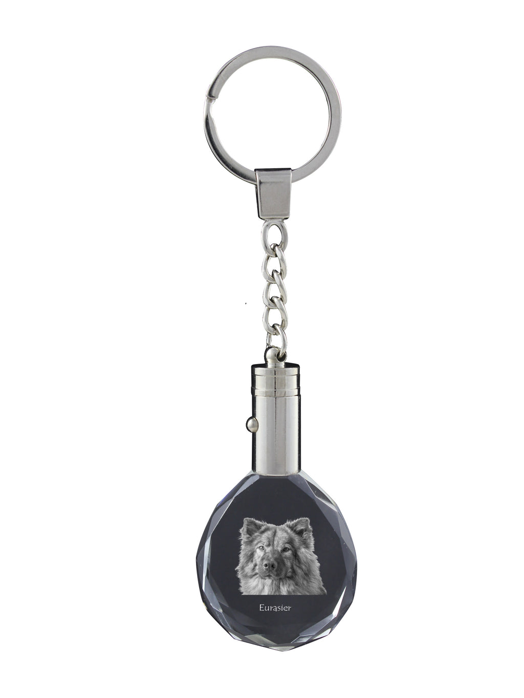 Eurasian, Eurasier - pendant with a photo of a dog, crystal key ring in a gift box, a unique gift by Art-Dog