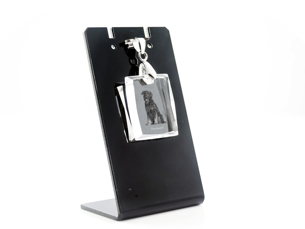 Hovawart, Hovie - Crystal dog pendant, photo necklace, unique jewellery by Art-Dog