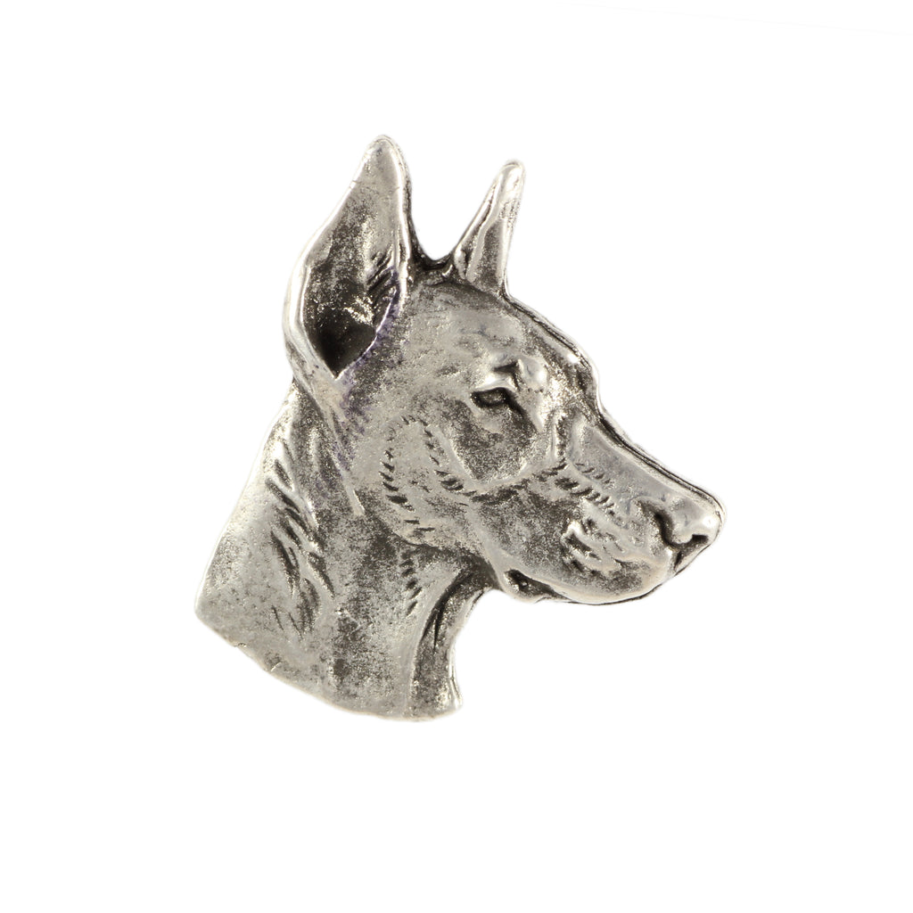 Dobermann, Doberman Pinscher, Dobie I - Dog brooch in a gift box, elegant pin, lapel pin for Art-Dog brand jacket
