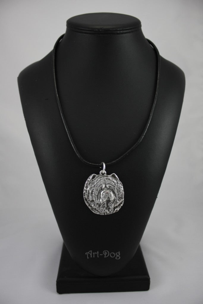 Chow Chow - Necklace with dog, silver-plated pendant for dog fan, unique jewelry by Art-Dog brand