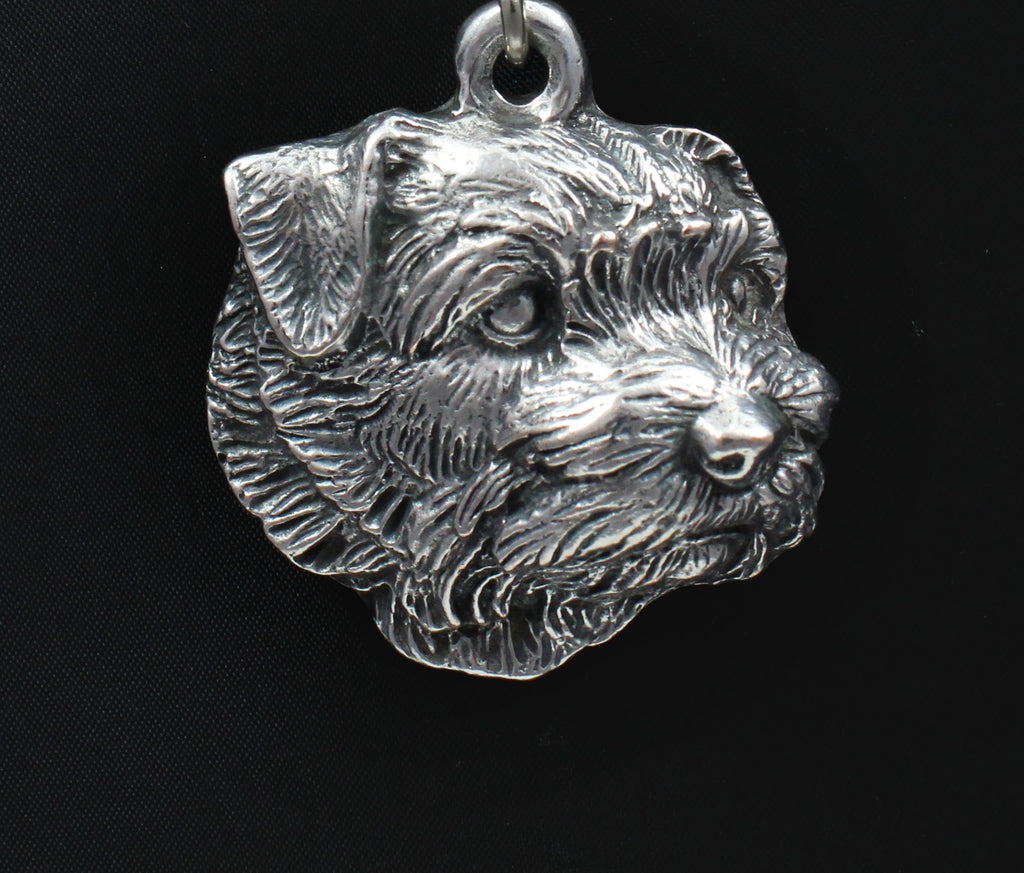 Norfolk Terrier - necklace with a dog, dog pendant on a silver chain, unique jewelry from the Art-Dog brand
