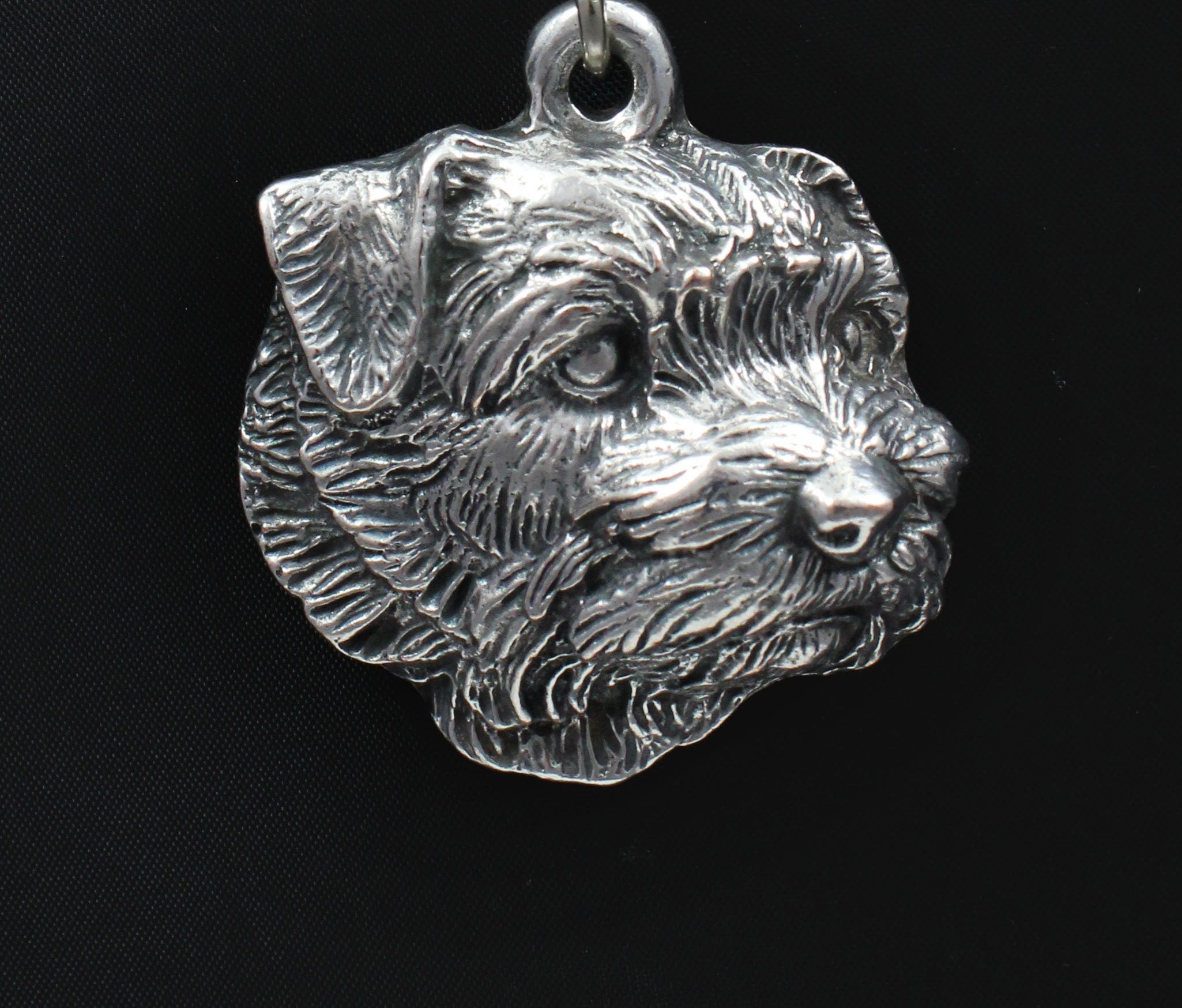 Norfolk Terrier - necklace with a dog, dog pendant on a silver chain, unique jewelry from the Art-Dog brand