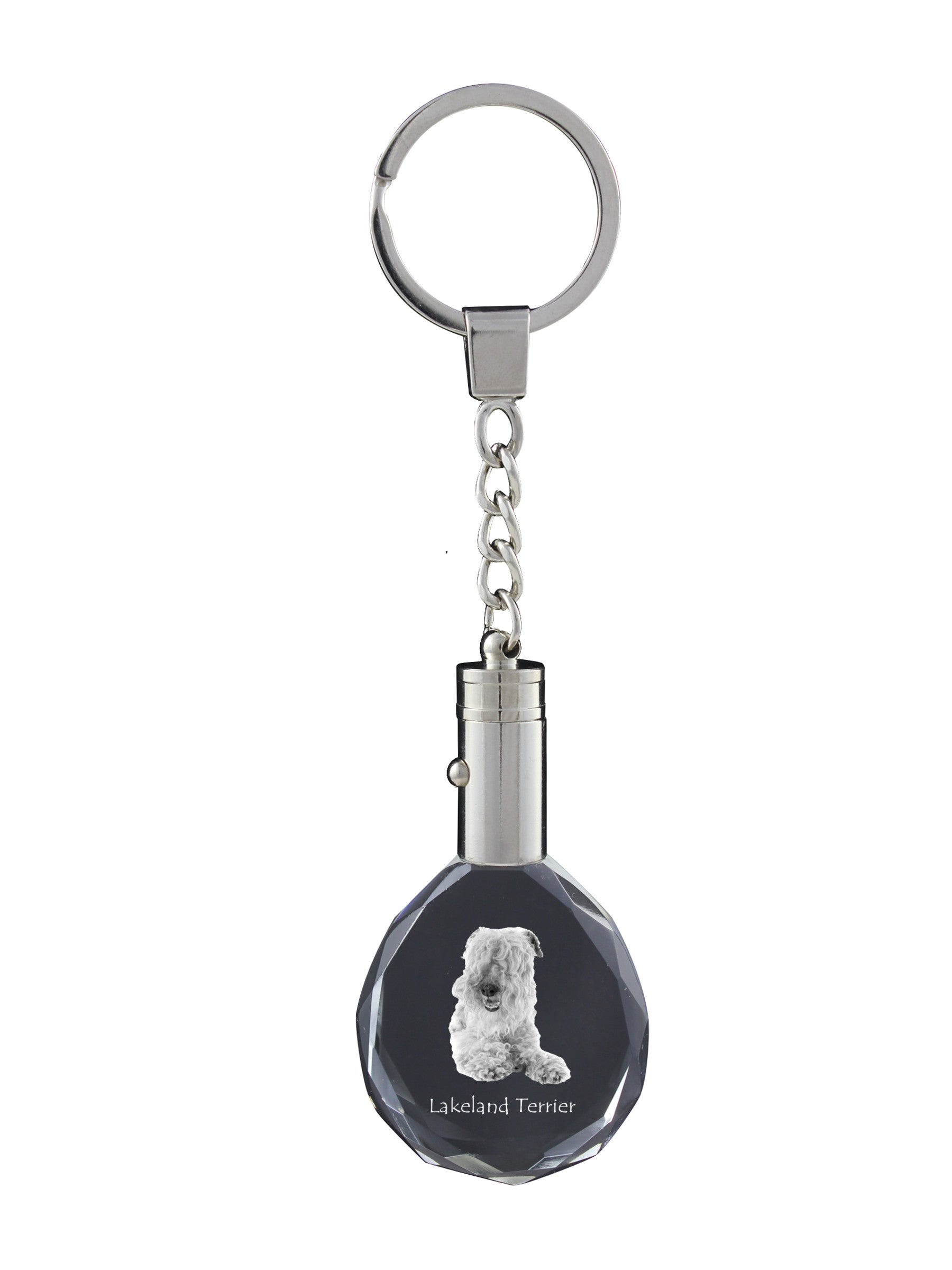Lakeland Terrier - pendant with a photo of a dog, crystal key ring in a gift box, a unique gift by Art-Dog