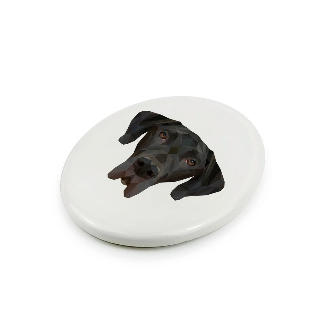 Great Dane I - a plate with a geometric design and the brand name Art-Dog