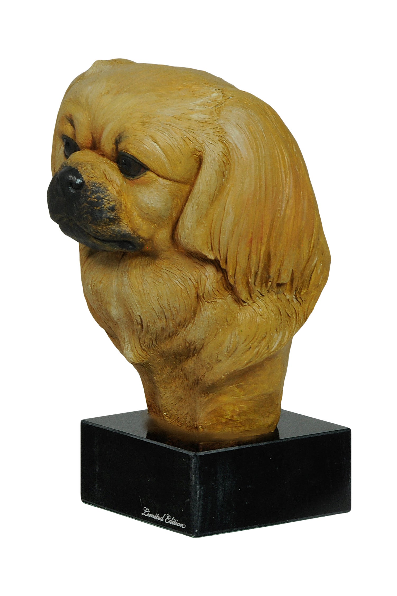 Tibetan spaniel - painted figurine, statue, figure, made by the artist, brand Art-Dog