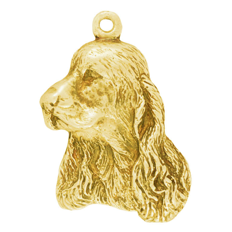 English Cocker Spaniel - necklace with a dog in a gift box, gold-plated pendant for a dog lover, striking jewelry by Art-Dog