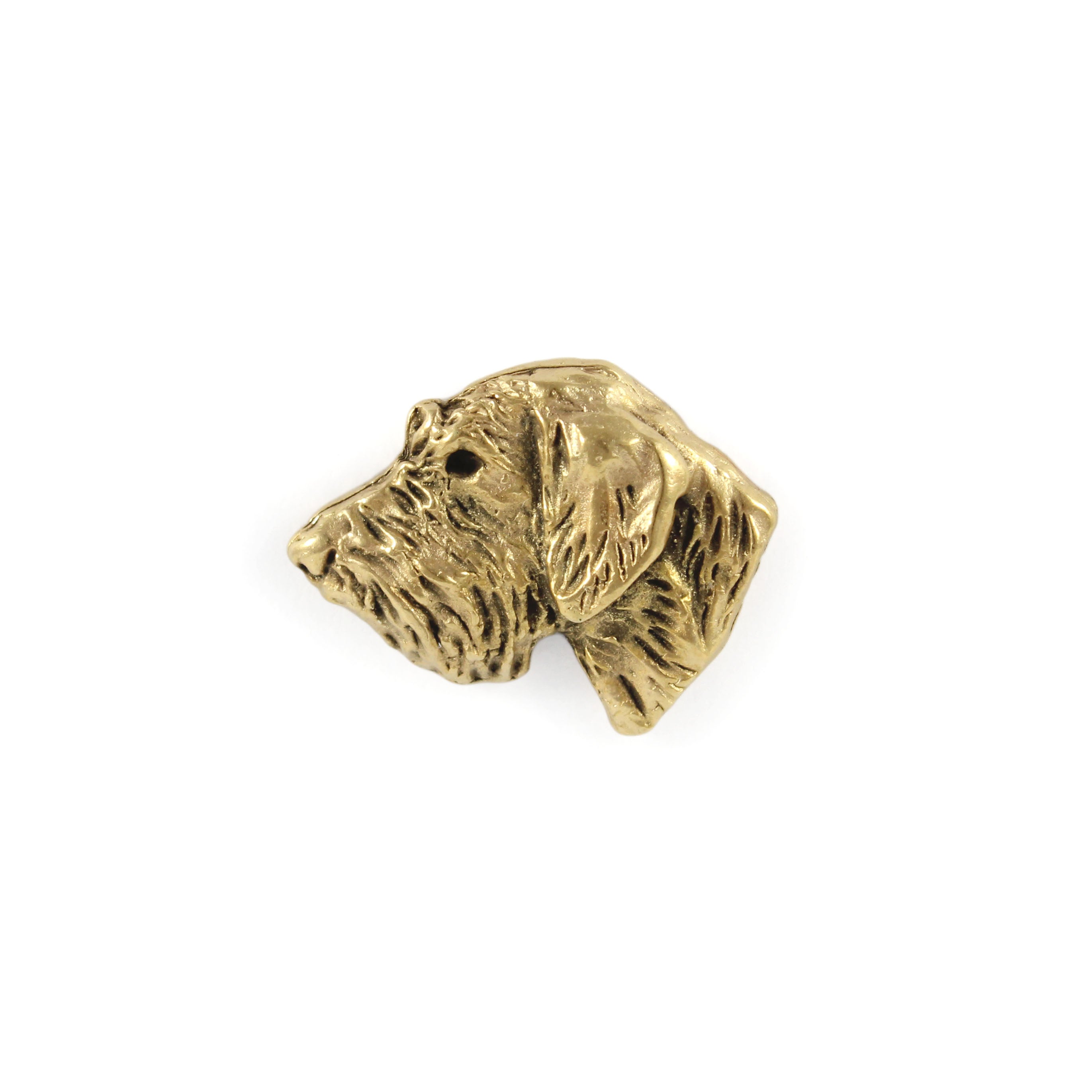 Dachshund II - Dog brooch in decorative box, elegant gold-plated pin, Art-Dog brand jacket pin