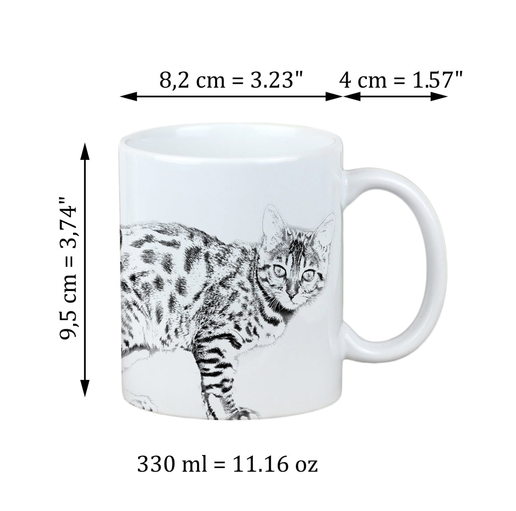 Bengal - cup with a cat, cup with a photo, personalized gift from the Art-Dog brand