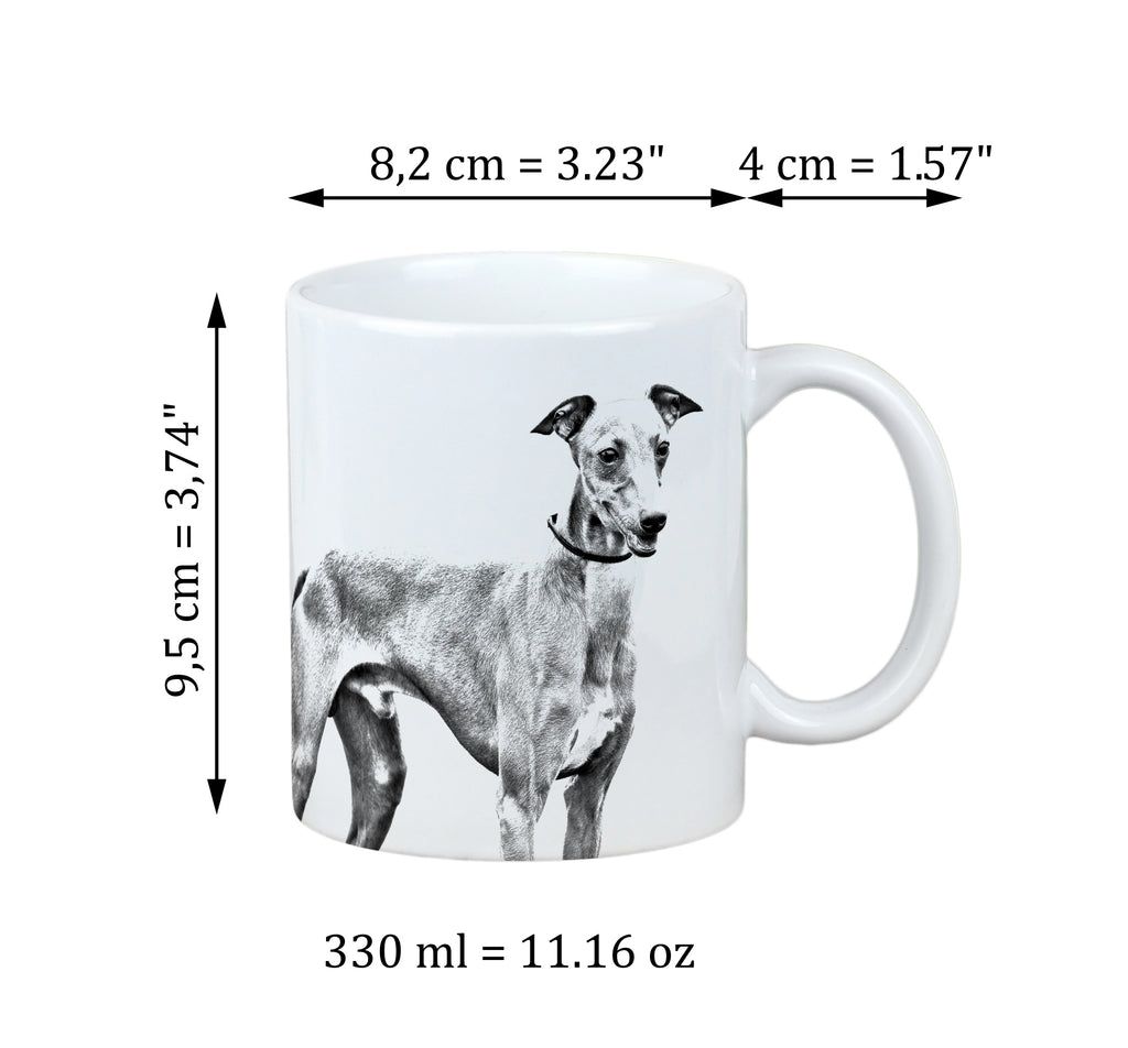 Azawakh, Tuareg Sloughi - cup with a dog, cup with a photo, personalized gift from the Art-Dog brand