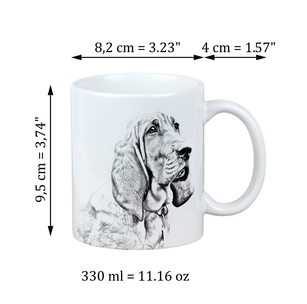 Redbone Coonhound - cup with a dog, personalized cup with a print, a classic gift for everyone from the Art-Dog brand