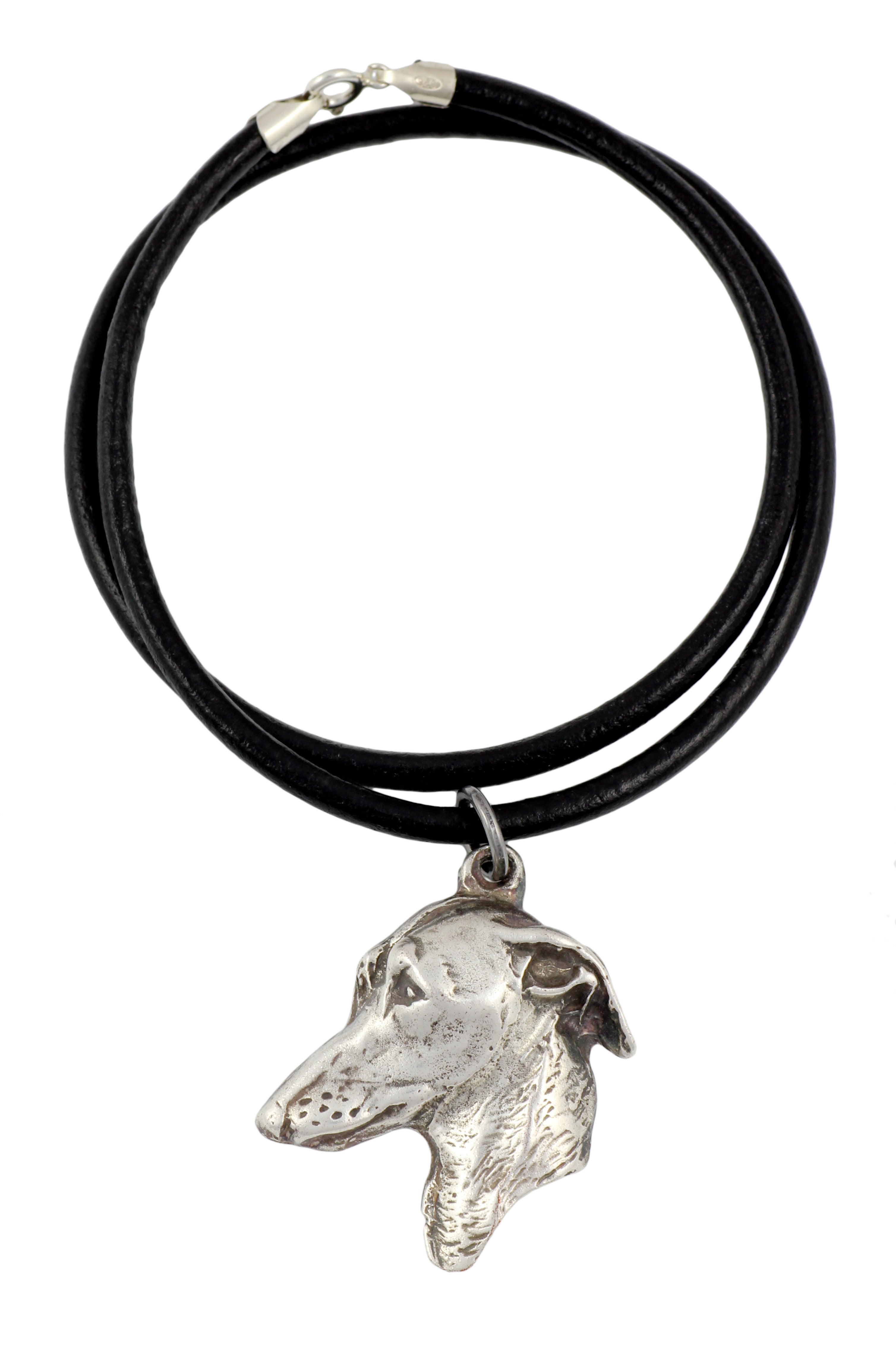 Italian Greyhound, Italian Sighthound - Dog necklace in gift box, silver-plated locket for dog fan, striking pendant by Art-Dog brand