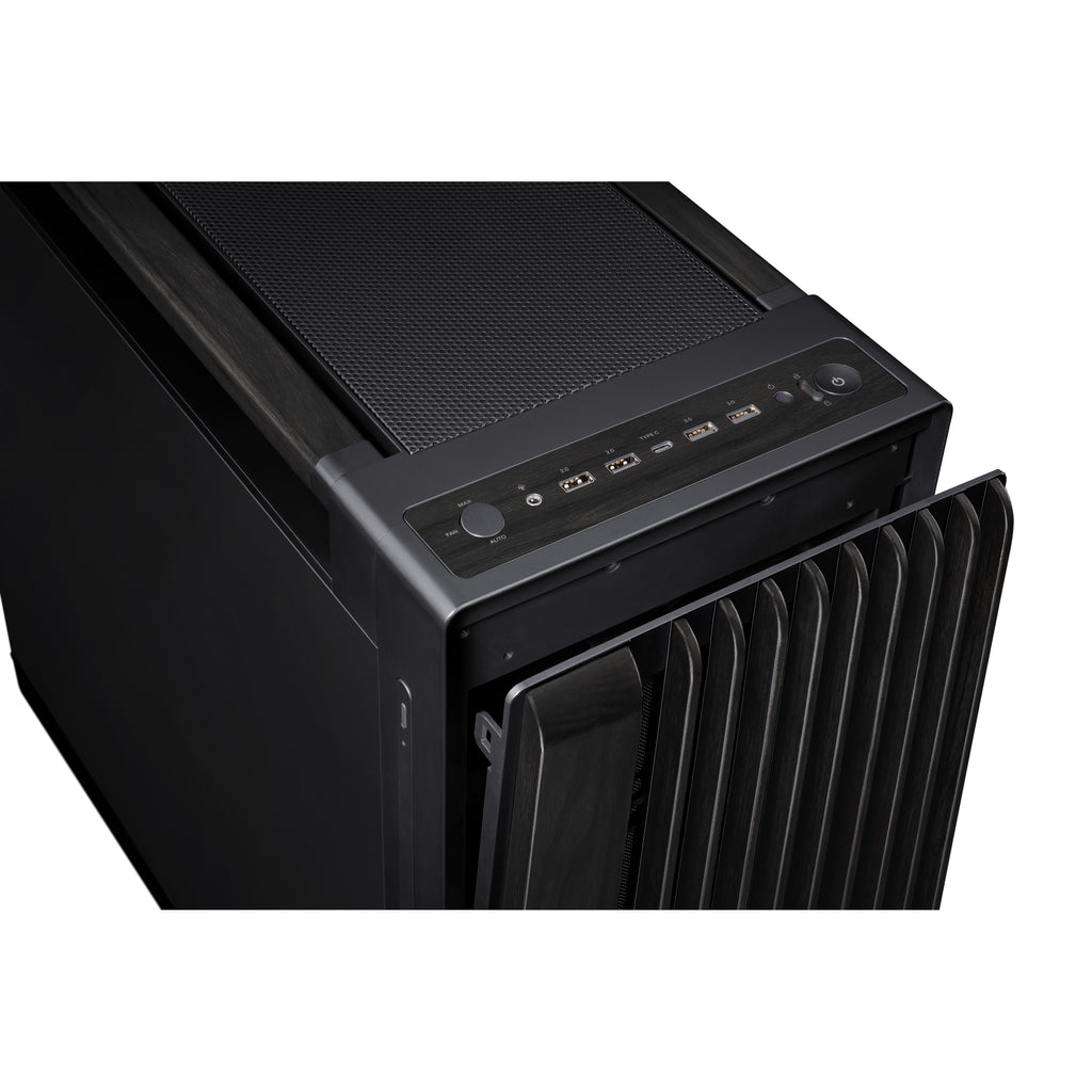ASUS ProArt PA602 Wood Edition Boîtier PC Midi Tower Noir avec Panneau Métal