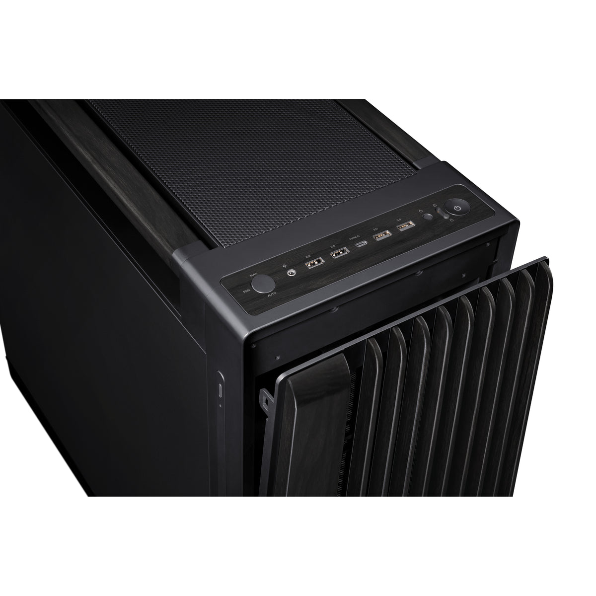 ASUS ProArt PA602 Wood Edition Boîtier PC Midi Tower Noir avec Panneau Métal