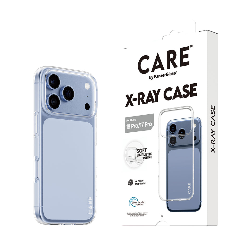 PanzerGlass CARE™ by ® X-Ray Case iPhone 2026 Pro | 17 Pro coque de protection pour téléphones portables Housse Transpar