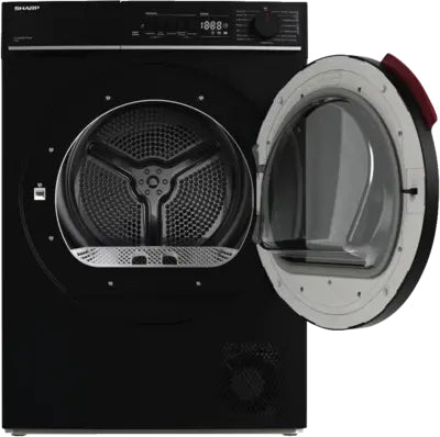 Sharp KD-WNHB0S9GMC sèche-linge Pose libre Charge avant 10 kg Noir