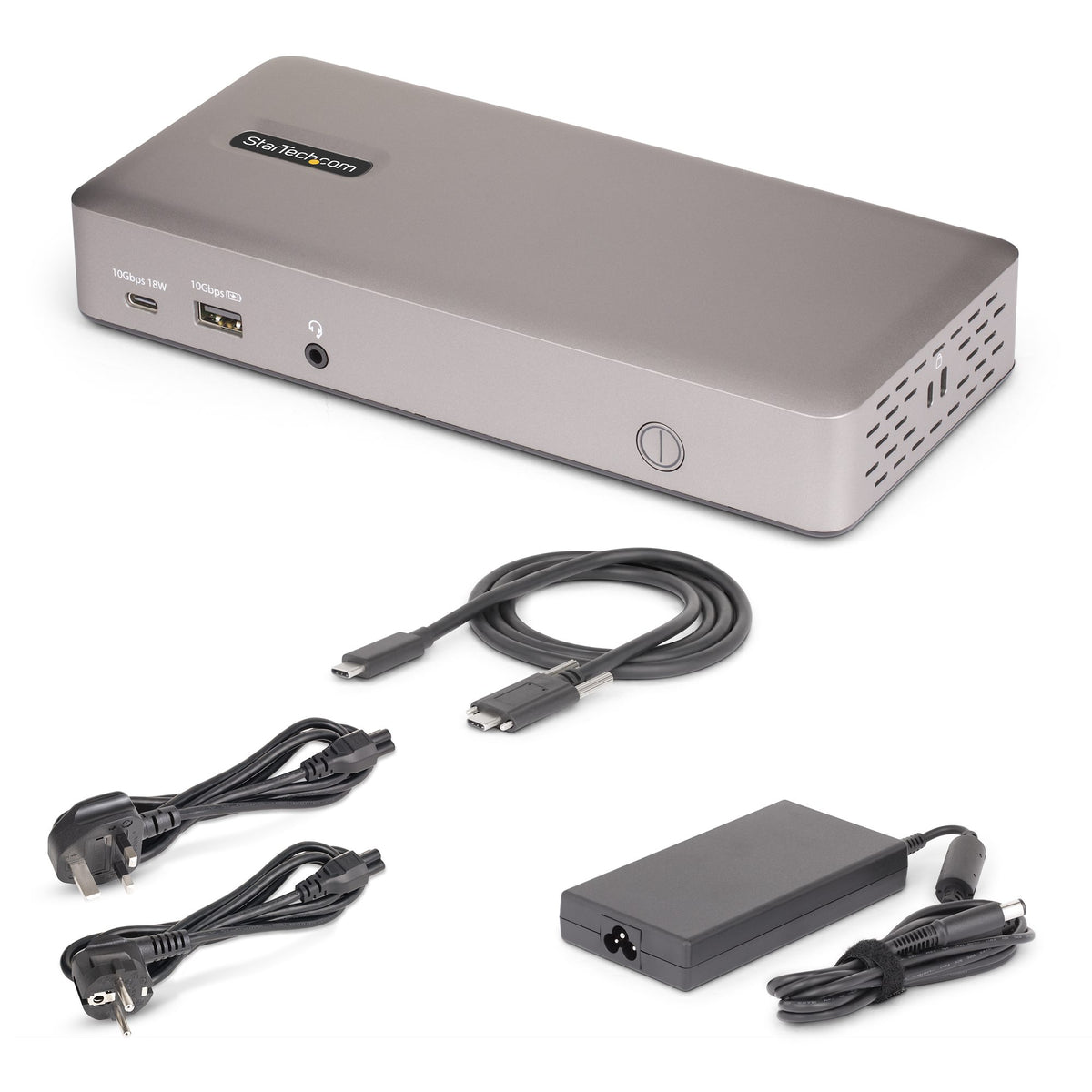 StarTech.com Station d'Accueil USB4 Triple Écran 4K 60Hz, Charge 100W, 2.5GbE, USB-C