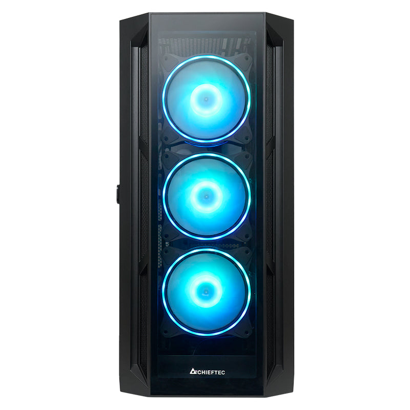 Chieftec APEX GA-01B-TG-OP ATX Midi Tower Noir - vue 3