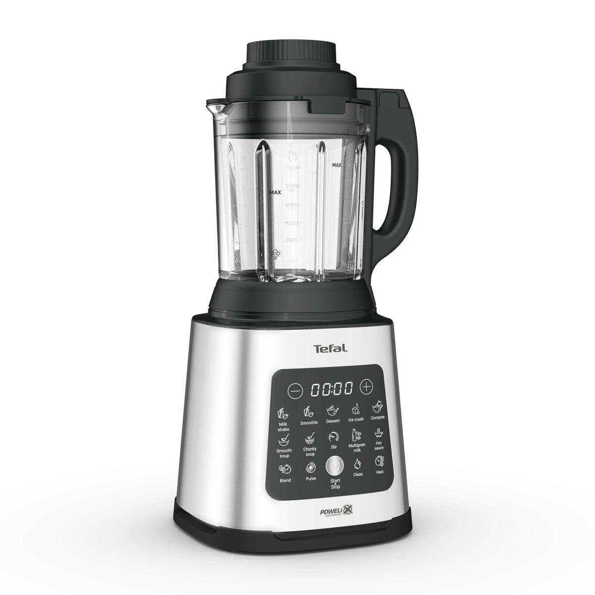 Tefal Perfectmix Cook BL83SD Mélangeur de table 1400 W, 1,75 L, Noir et Acier inoxydable