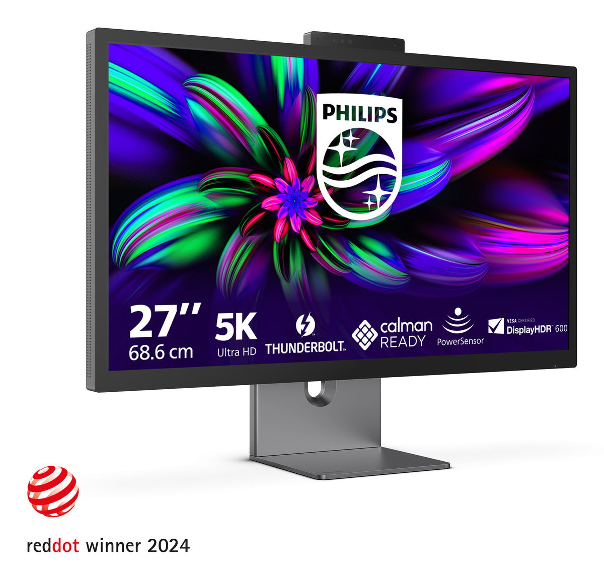 Philips Brilliance 27E3U7903/00 Écran PC 27" 5K Ultra HD 5120 x 2880 LCD Gris