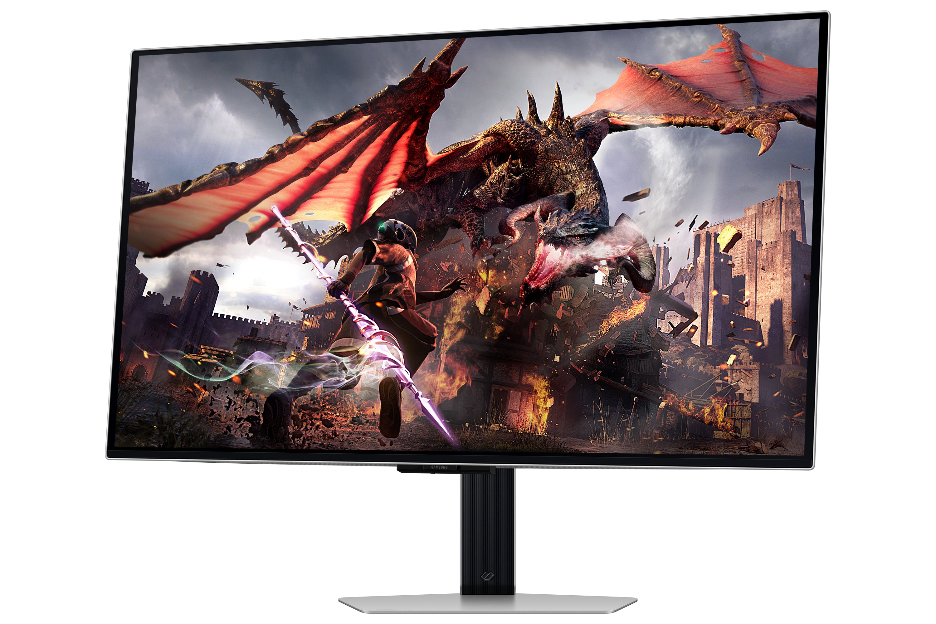 Samsung Samsung G80SD écran plat de PC 81,3 cm (32") 3840 x 2160 pixels 4K Ultra HD OLED Argent