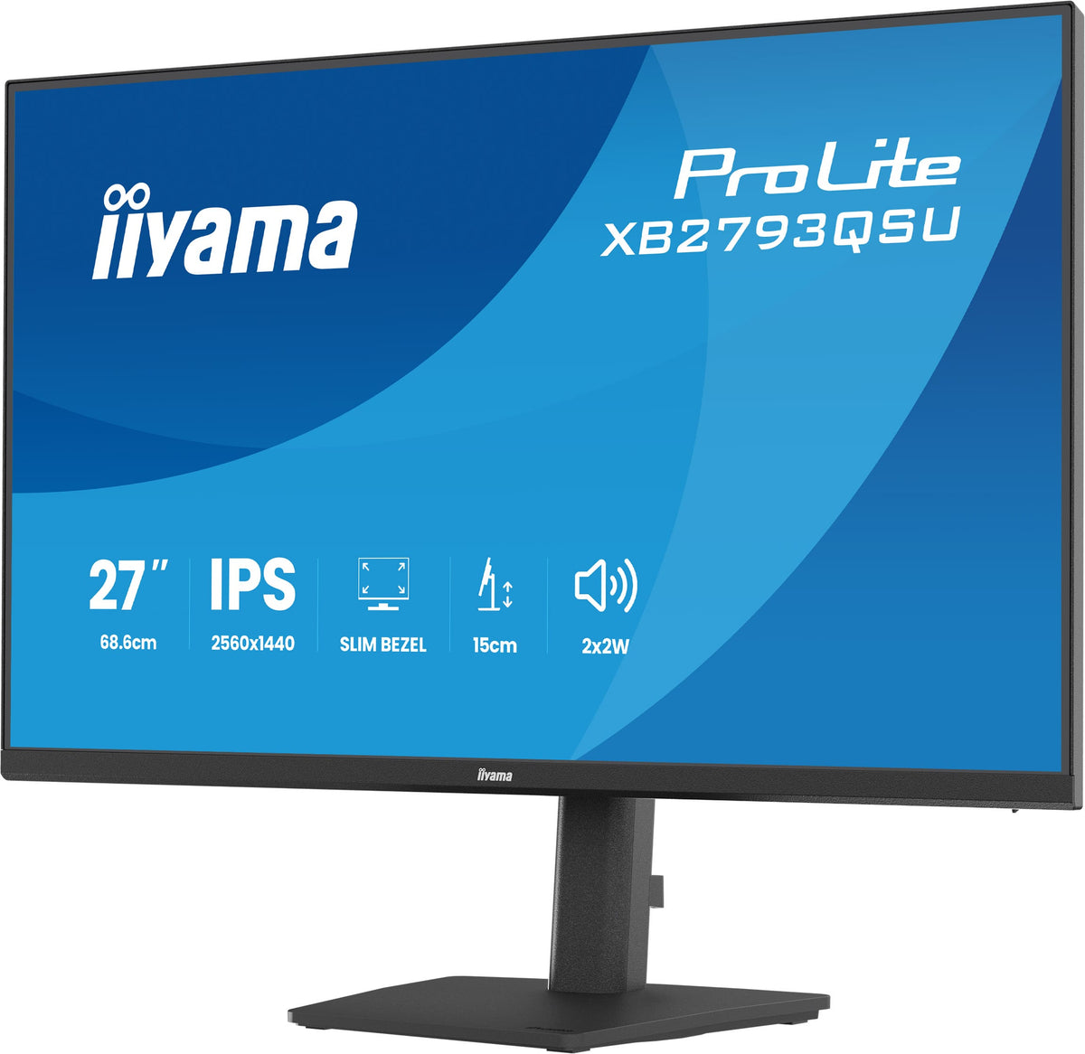 iiyama ProLite XB2793QSU-B1 Écran PC 27" Quad HD 2560 x 1440 LED Noir