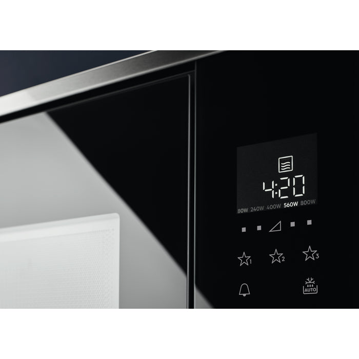 Electrolux KMFE172TEX Noir Micro-onde simple Intégré 800 W