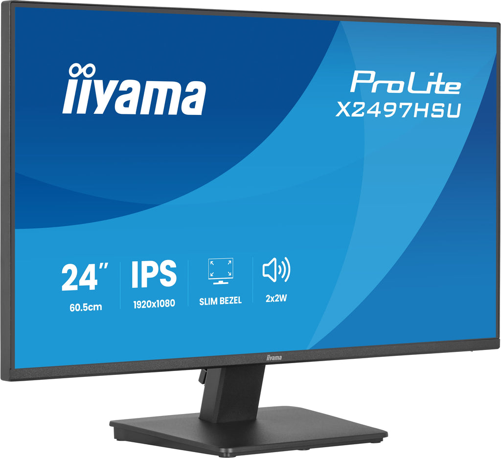 iiyama ProLite X2497HSU-B1 Écran PC 60,5 cm (23.8") Full HD 1920 x 1080 LED Noir