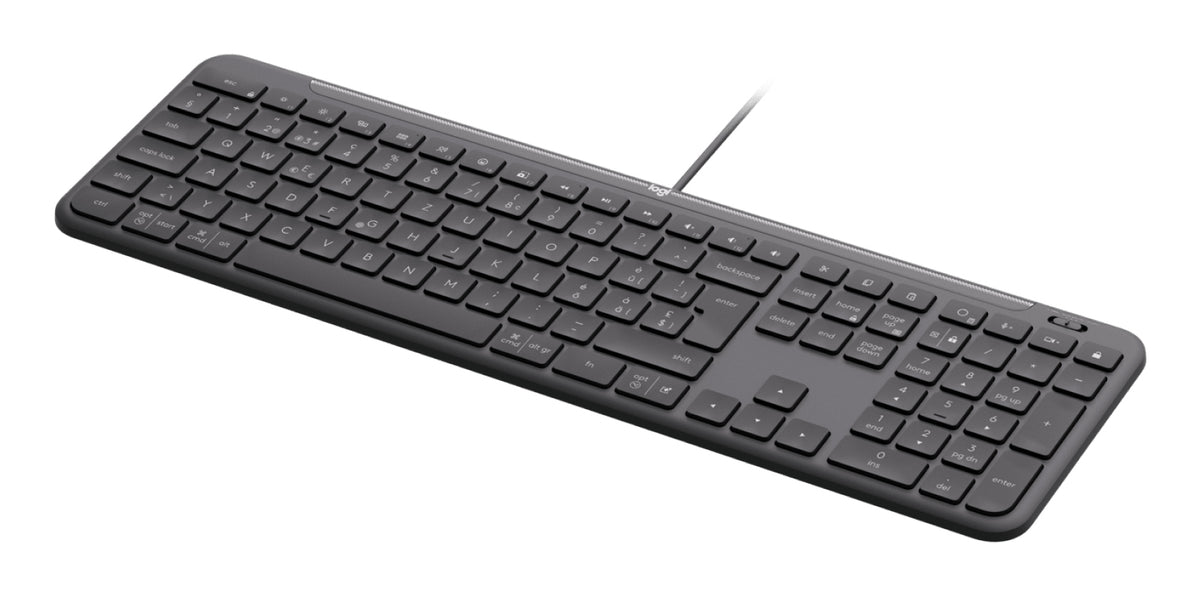 Logitech Signature Slim Wired K620 for Business Tastatur Saks Kablet Internationalt engelsk