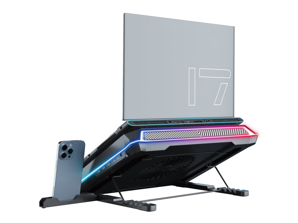 Conceptronic THYIA03B système de refroidissement pour ordinateurs portables 48,3 cm (19") 2400 tr/min Noir