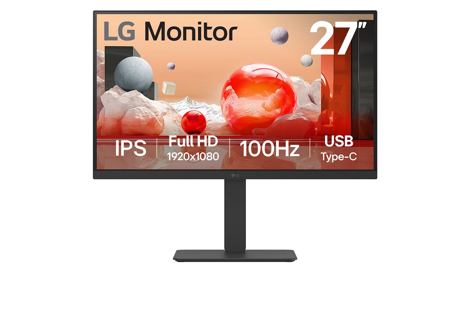 LG 27BA750-B écran plat de PC 68,6 cm (27") 1920 x 1080 pixels Full HD LCD Noir